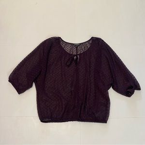 ⭐️Express purple top size small petite